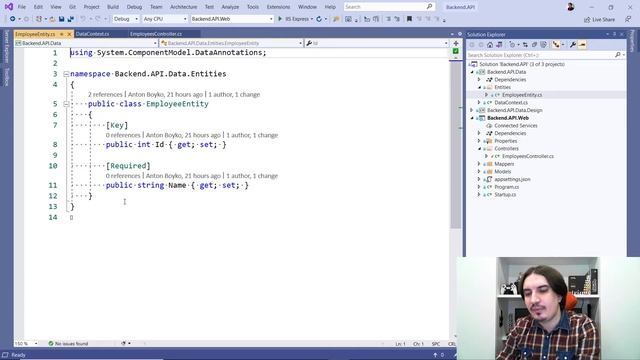 Entity Framework and Azure DevOps - 01 bootstrap project
