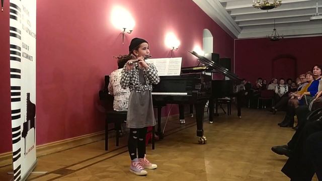 Г. Манчини "Прогулка маленького слонёнка" - исп. София Чечик (флейта-пикколо) и Ольга Бер (ф-но) смотреть онлайн