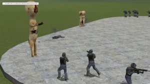 SCP 173 VS 100 SCP GUARD!! Garrys Mod Sandbox