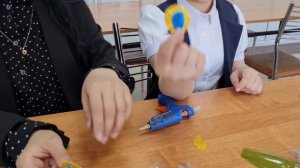 павлин из пластиковых бутылок мастер класс