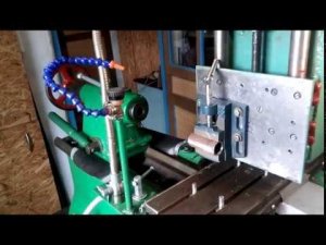 Фрезерная приставка к токарному станку 1Е61М.