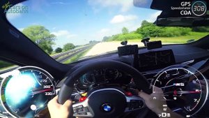 0-310 km/h | BMW M5 F90 | POV- TOP SPEED TEST ✔