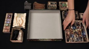 How it Fits Inside: Arkham Horror (3rd ed.) board game - Arkham Organizer