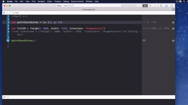 Кортежи в Swift смотреть онлайн