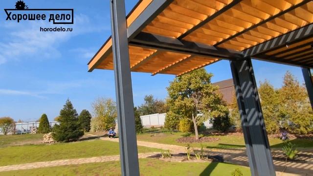 Беседка, зона отдыха у пруда смотреть онлайн