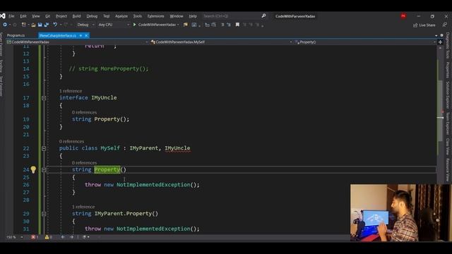 csharp 8 interface |What are the new feature of interface in csharp| default methods of interface смотреть онлайн