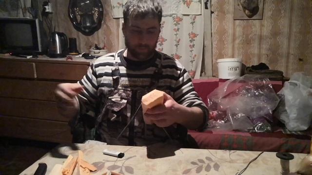 Поплавок. Жерлица. Кружок для ловли Щуки. Поплавок своими руками. Самоделка.