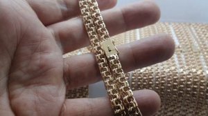Золотые цепи бисмарк 60 см с замком коробка 585 проба