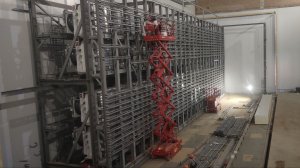 Установка теплообменных блоков боксфризера