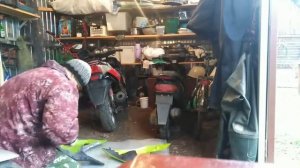 Замена зелёного пластика, RECER SKYWAY 250.