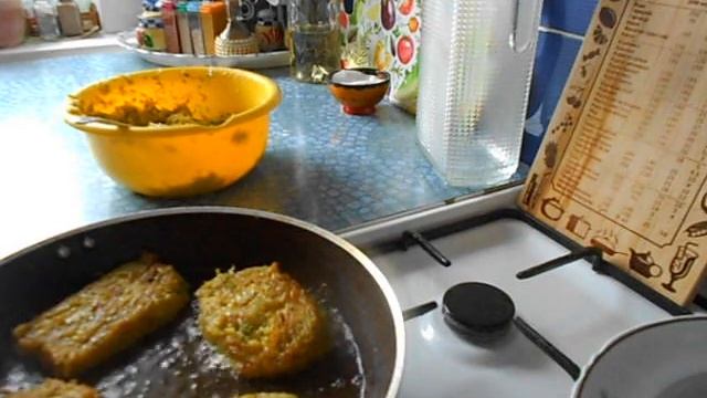 Капустные котлеты с манкой/постные котлеты