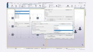 Tekla Structures // Чертеж общего вида - Схема расположения элементов фундамента