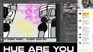 Hue Are You Comic Live Stream