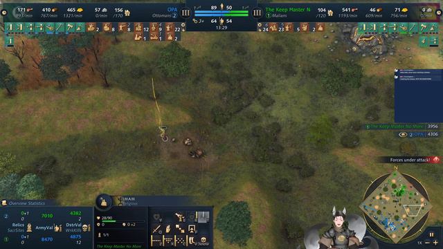 OPA (Ottomans) vs The Keep Master No More (Malians) || Age of Empires 4 Replay смотреть онлайн