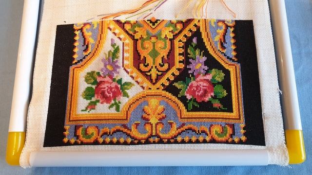 Метод вышивки карманами, мои продвижения подушки) //Вышивка крестиком смотреть онлайн