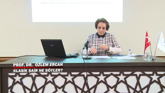 Prof. Dr. Özlem Ercan - Klasik Şair Ne Söyler? Şadırvanlı Han Dil ve Edebiyat Söyleşileri 17.12.202