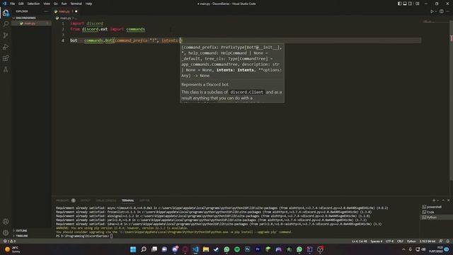Making Your First Discord Bot | Part 1: Setup | Discord.py 2.0