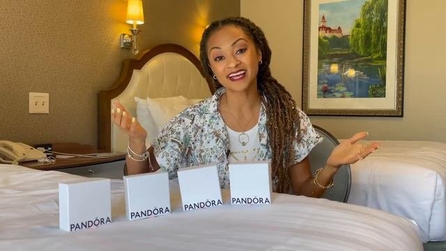 Disney Princess Unboxes Pandora Jewelry