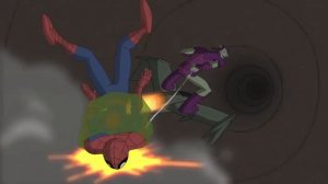 Spectacular Spider-Man (2008) Spider-Man vs Green Goblin factory fight part 2/2