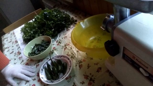 ЗЕЛЁНАЯ АДЖИКА "ВЫРВИ ГЛАЗ".