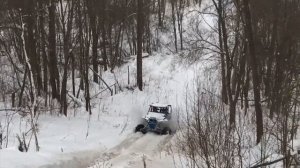 Polaris RZR HighLifter / Поларис РЗР Хайлифтер в горку зимой
