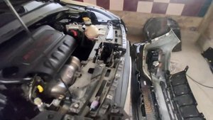 как снять передний бампер Jeep compass