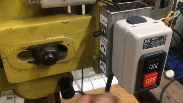 Сверлильный станок СССР, замена двигателя смотреть онлайн