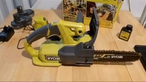 Ryobi 203mm 8" 18v chainsaw harsh review (faulty) RY18CS20A