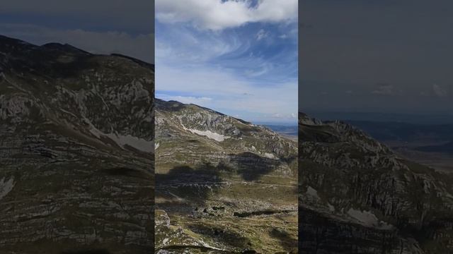 Горы Черногории. Durmitor. Дурмитор. Панорама с вершины Седлена греда (Sedlena greda) 2.227 m.