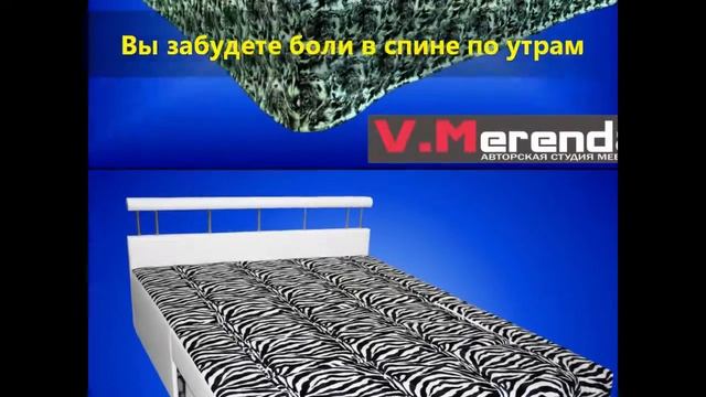 Прямоугольная диван-кровать от студии мебели Владимира Меренда