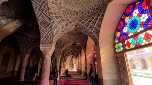 The bloom of islamic art in Nasir-ol-Molk Mosque, Shiraz Iran