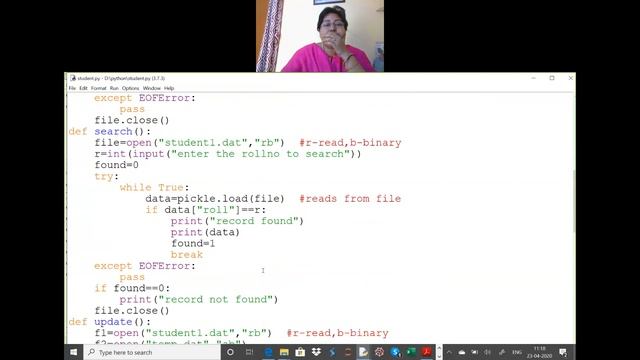 UPDATE IN BINARY FILE | CLASS 12 COMPUTER SCIENCE | PROJECT