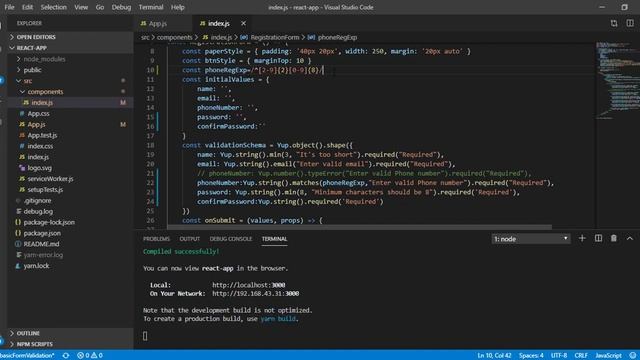 Formik with Advanced Yup Validation - React Forms || Material UI смотреть онлайн
