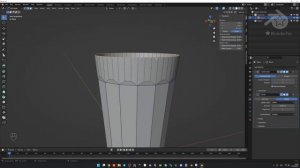Моделирование стакана в Blender