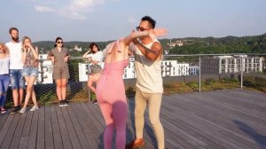 Azael & Sindi Bachata Class @ Business Stadium Rooftop Terrace