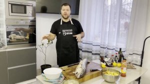 Осетр запеченный в духовой печи. Супер быстро и вкусно.