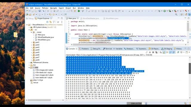 Нейронные сети в Java. База MNIST. Часть #1 смотреть онлайн