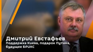 Дмитрий Евстафьев. Поддержка Киева, подарок Путина, будущее БРИКС