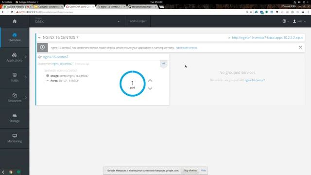 Container Orchestration w/ Kubernetes and OpenShift