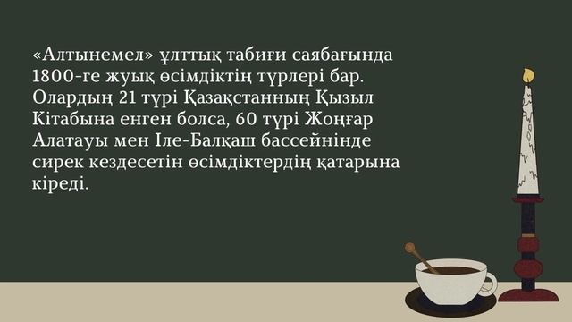 Алтынемел ұлттық саябағы презентация