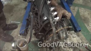 VW Transporter T4 двигатель 2,4 D AAB запускаем без авто!