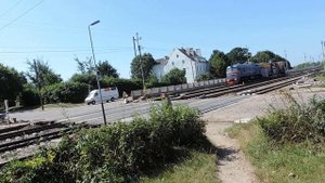 Нестеров. Железнодорожный переезд. Калининградская область