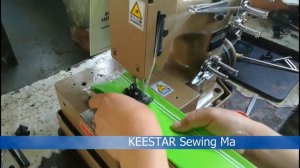Keestar DN-2W швейная машина швейная машина для тканых мешков с тестированием нескольких материалов
