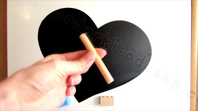 Магнитная доска на холодильник (меловая сердце) Видео обзор podarki-odessa.com смотреть онлайн