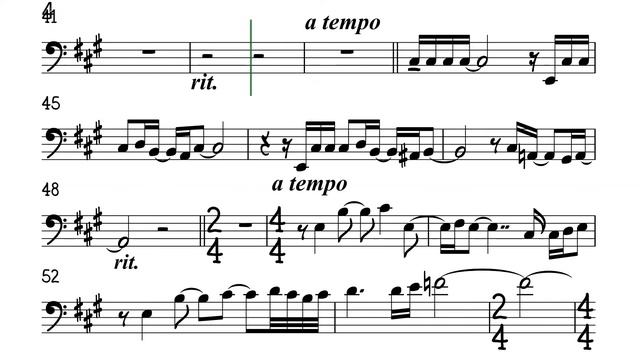 All By Myself Cello Trombone Sheet Music Backing Track Play Along Partitura смотреть онлайн