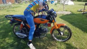 Улучшение мопеда альфа. Часть 2. Внешние улучшения и первый запуск.