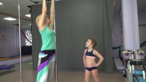 Детский POLE DANCE и ПОЛОТНА. ЖЁСТКАЯ ТРЕНИРОВКА!!!