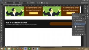 Photoshop tutorial:Simple webpage template design in photoshop - Part 2