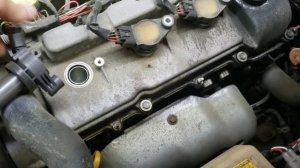 2004  Lexus RX330. Замена свечей  зажигани. Spark plugs replacement