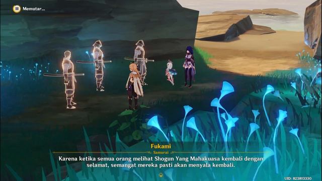 Thousand years battle between Raiden and story of Makoto past - Raiden Shogun Quest | Genshin Impac